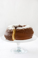 Chocolate and coconut cake
