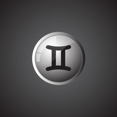 Astrology gemini Sign - vector