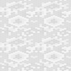 Snake skin texture. Seamless pattern gray  background. Vector