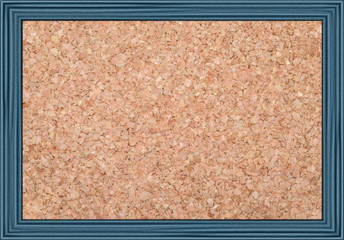 Fototapeta premium cork bulletin board in a wooden frame, isolated