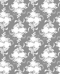 Vector seamless pattern. Background for for fabrics, textiles, paper, wallpaper. Vintage style. 