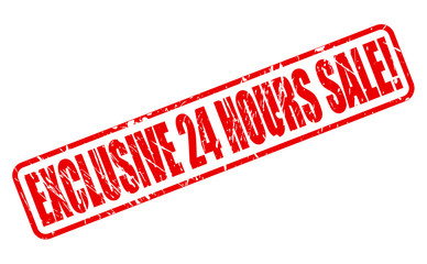 EXCLUSIVE 24 HOURS SALE red stamp text