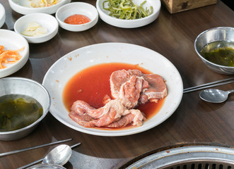 raw pork