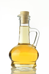 Vinegar Bottle / High resolution image of apple cider vinegar bottle shot in studio