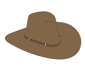 2d cartoon illustration of hat