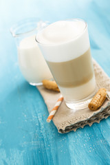 Latte coffee
