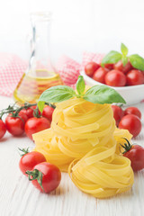 Italian food cooking ingredients
