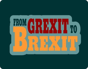 Great Britain and European Union relationships. Brexit process