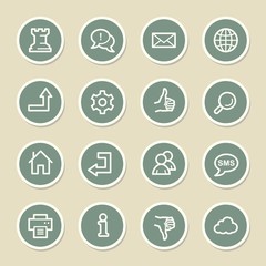 Web & internet icons set