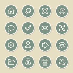 Web & internet icons set