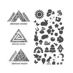 Set of icons - nature