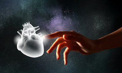 Obraz na płótnie Canvas Human heart health