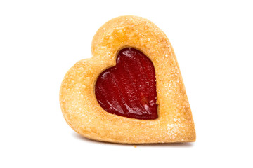 heart cookies isolated