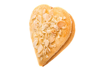 heart cookies isolated