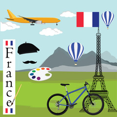France travel concept