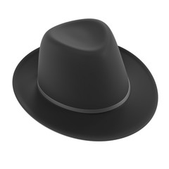 3d renderings of fedora hat