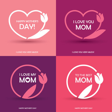 Four Mothers Day greeting cards