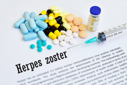 Drugs for herpes zoster treatment

