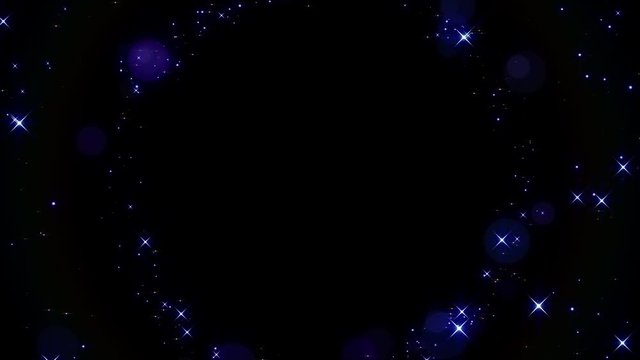 放射エフェクト_青