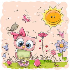Cute Cartoon Owl