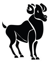 Astrology Sign Aries - vector