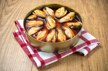 Mejillones en conserva