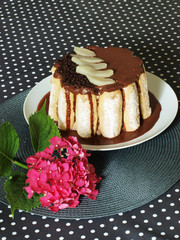 Charlotte poire chocolat