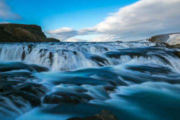 Gullfoss goldener Wasserfall Island