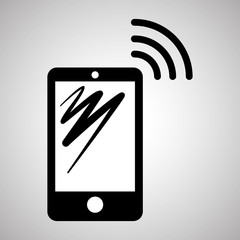 Smartphone design, contact and technology concept, editable vector