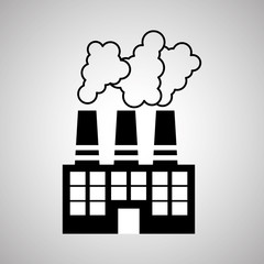 INdustry design, plant and factory concept, editable vector