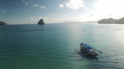 Plan drone d'ile deserte 