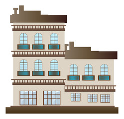 Fototapeta premium residential buildings - vector