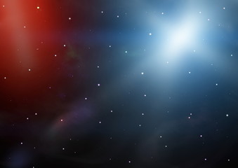 Deep space. High definition star field background