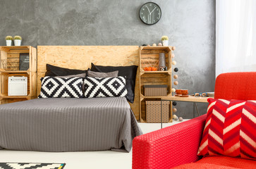 Interior which positively affects mood