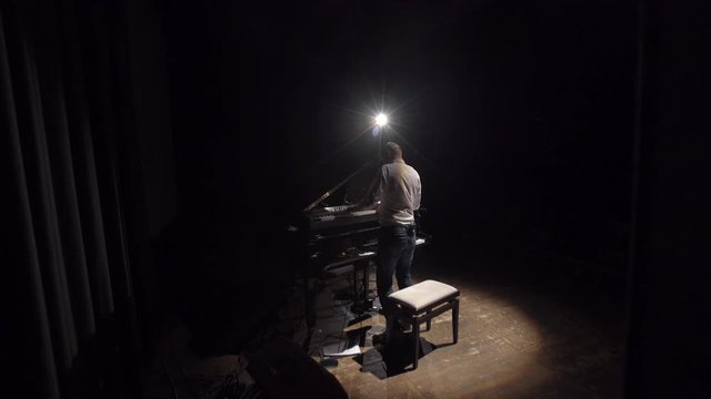 Link With the Piano and the Pianist at a Concert