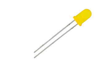 light-emitting diode on white background