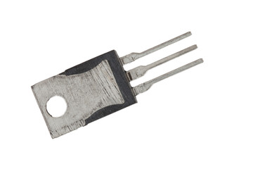 A transistor on the white