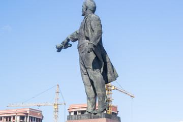 Fototapeta premium lenin monument soviet