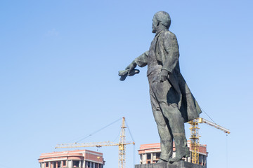 Fototapeta premium lenin monument soviet