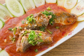 Thai Sour and Spicy Fish Canned Sardines Salad