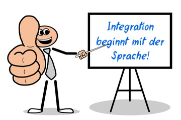 Integration beginnt mit der Sprache!