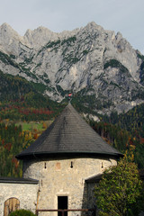 Aussicht von der Burg Hohenwerfen, Salzburgerland