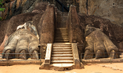 Lion Rock Fortress in Sigiriya, Sri Lanka