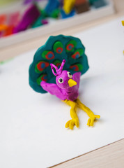 handmade toy of modelling clay