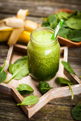 Fresh green smoothie