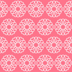 hand drawn seamless ornamental floral abstract background