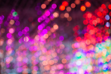 Abstract circular light bokeh background