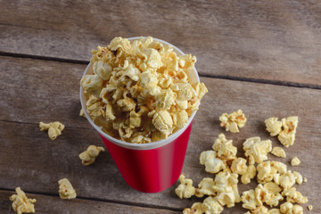 Popcorn in bucket