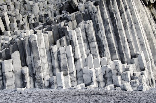 Basaltsäulen in Island