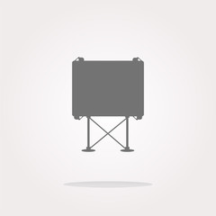 vector billboard button icon web sign